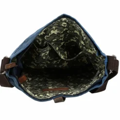 Hot Greenburry Vintage Aviator Umhängetasche 27 cm blue