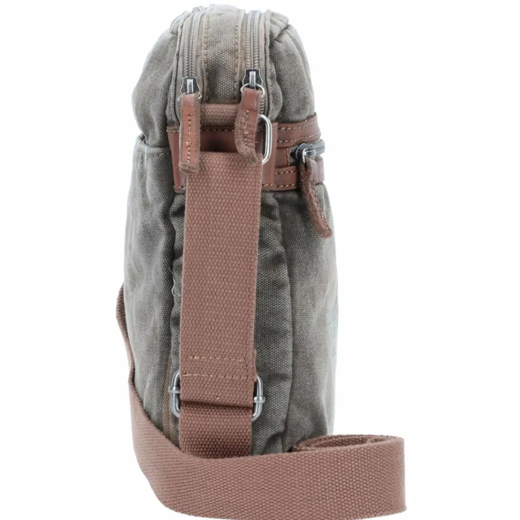 Best Greenburry Vintage Aviator Umhängetasche 22 cm khaki