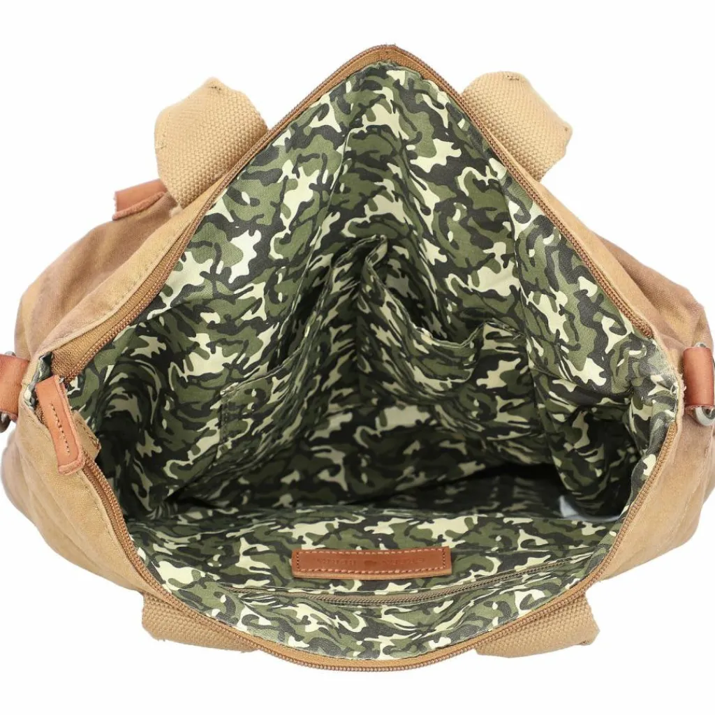 Sale Greenburry Vintage Aviator Schultertasche 36 cm camel