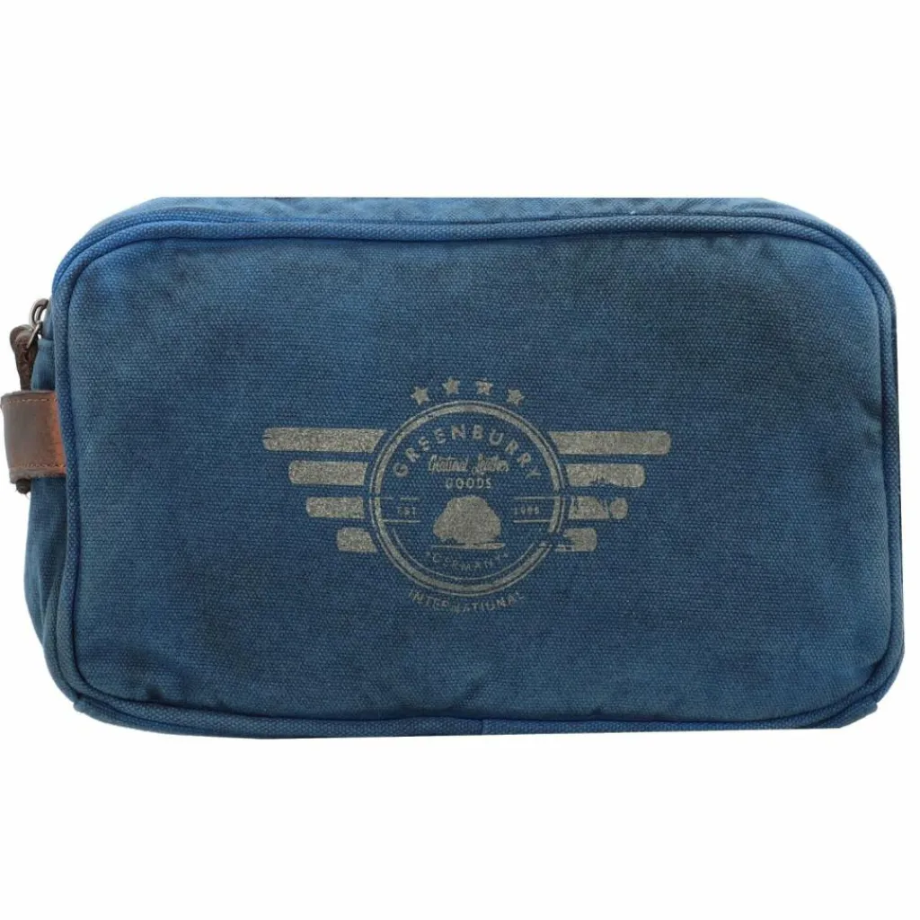 Greenburry Kulturbeutel<Vintage Aviator Kulturbeutel 26 cm blue