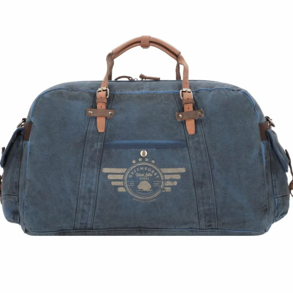 Discount Greenburry Vintage Aviator Weekender Reisetasche 65 cm blue