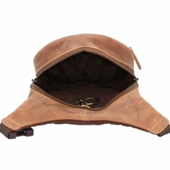 Outlet Greenburry Vintage Biker Gürteltasche Leder 20 cm brown