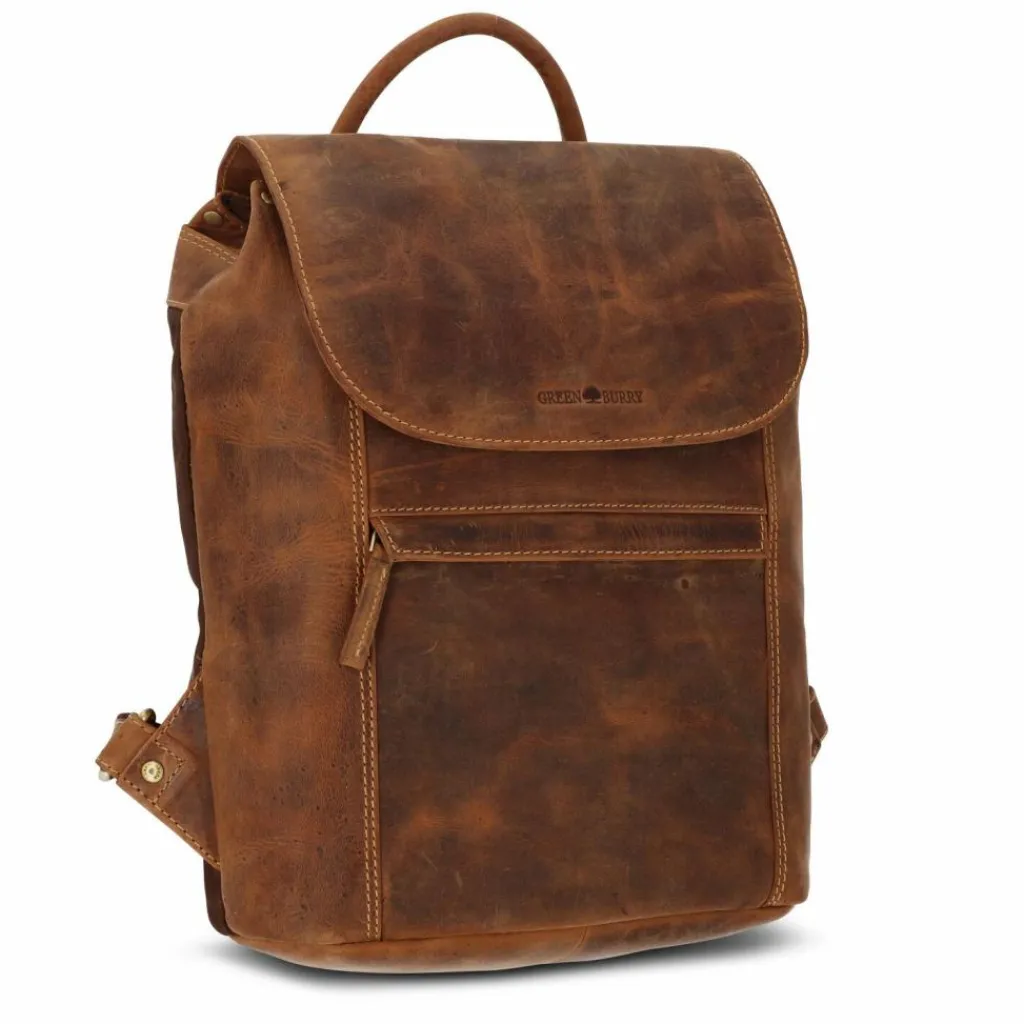 Greenburry Vintage City Rucksack Leder 35 cm