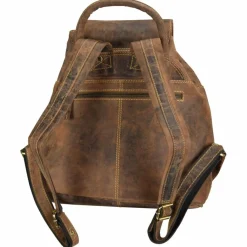 Greenburry Lederrucksäcke|City Rucksäcke<Vintage City Rucksack Leder 35 cm braun