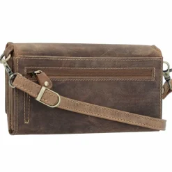 Discount Greenburry Vintage Clutch Geldbörse RFID Schutz Leder 20 cm brown