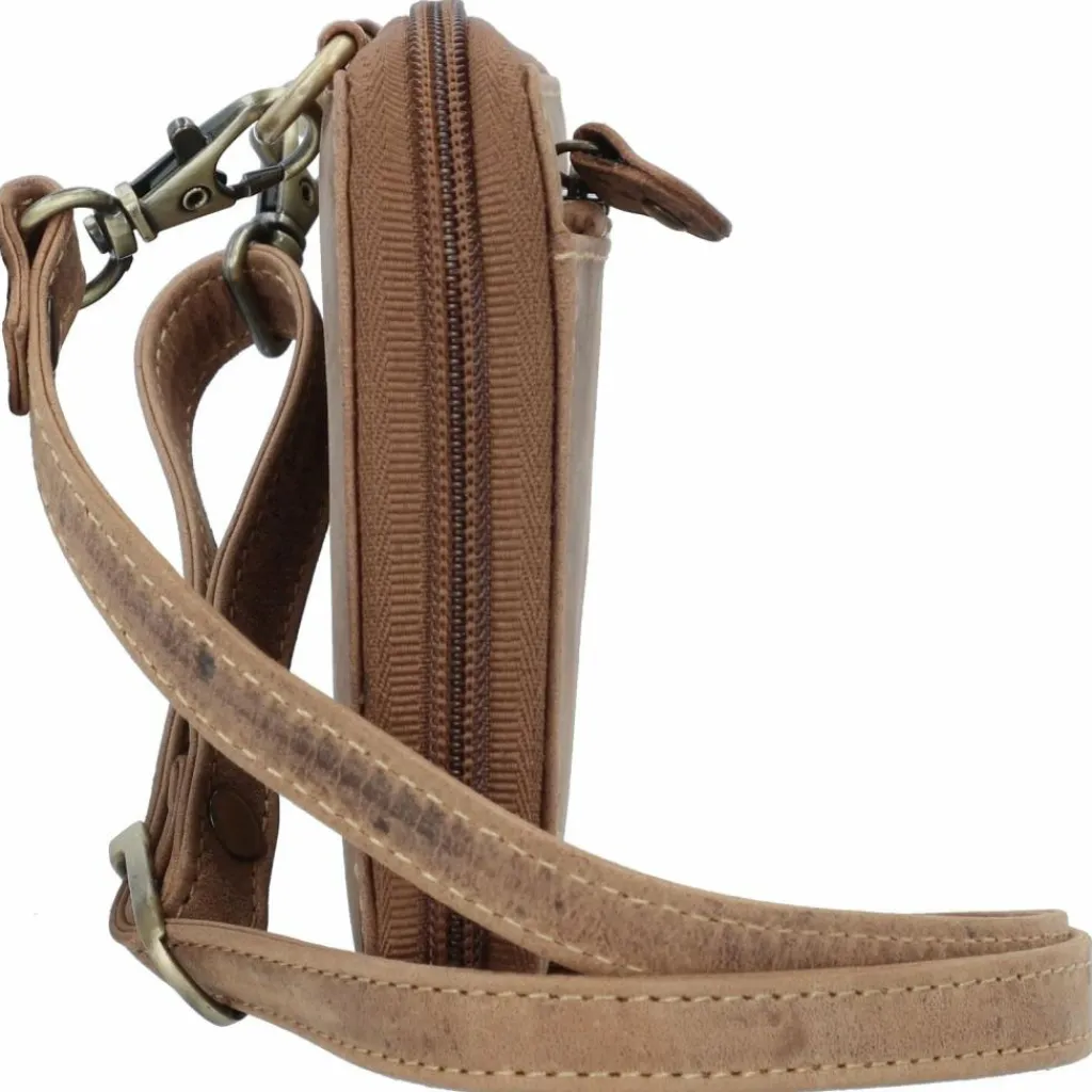 Greenburry Abendtaschen & Clutches<Vintage Clutch Geldbörse RFID Schutz Leder 21 cm brown