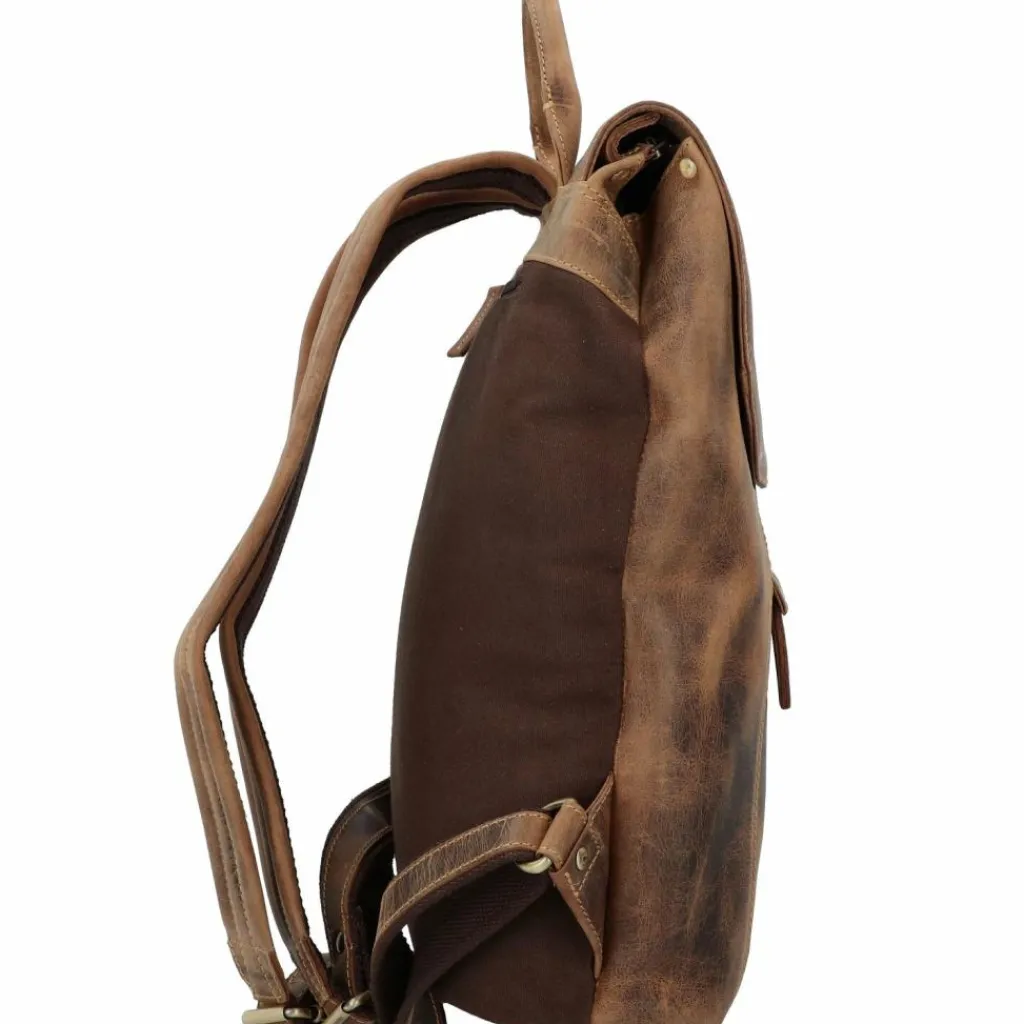 Greenburry Vintage Daypack Leder 40 cm Laptopfach