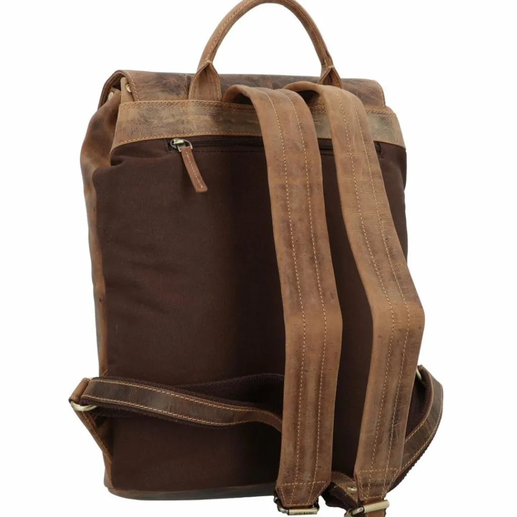 Greenburry Vintage Daypack Leder 40 cm Laptopfach