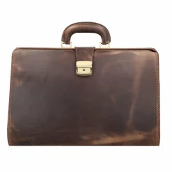 New Greenburry Vintage Doktorkoffer Leder 41 cm teak-brown