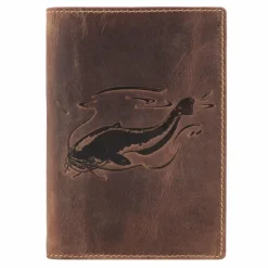 Greenburry Ausweisetuis<Vintage Dokumenten Etui Leder 12 cm wels