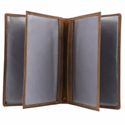 Greenburry Ausweisetuis<Vintage Dokumenten Etui Leder 12 cm forelle