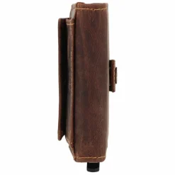Greenburry Herrengeldbörsen Querformat<Vintage Geldbörse RFID Schutz Leder 7.5 cm brown