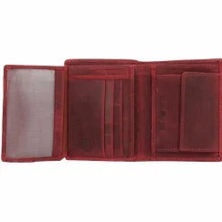 Best Greenburry Vintage Geldbörse Hirsch Leder 9,5 cm rusty red