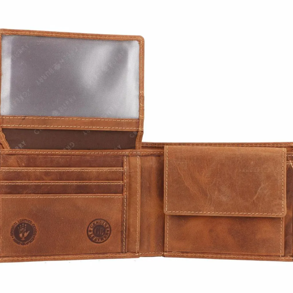 Greenburry Herrengeldbörsen Querformat<Vintage Geldbörse Leder 12 cm schütze