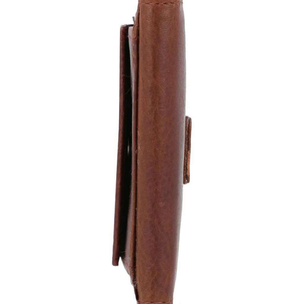 Greenburry Herrengeldbörsen Hochformat|Damengeldbörsen Hochformat<Vintage Geldbörse RFID Leder 7 cm cognac