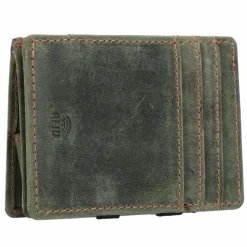 Discount Greenburry Vintage Geldbörse Leder 7.5 cm bottle green