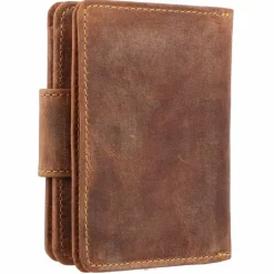 Greenburry Damengeldbörsen Hochformat<Vintage Geldbörse Leder 12,5 cm brown