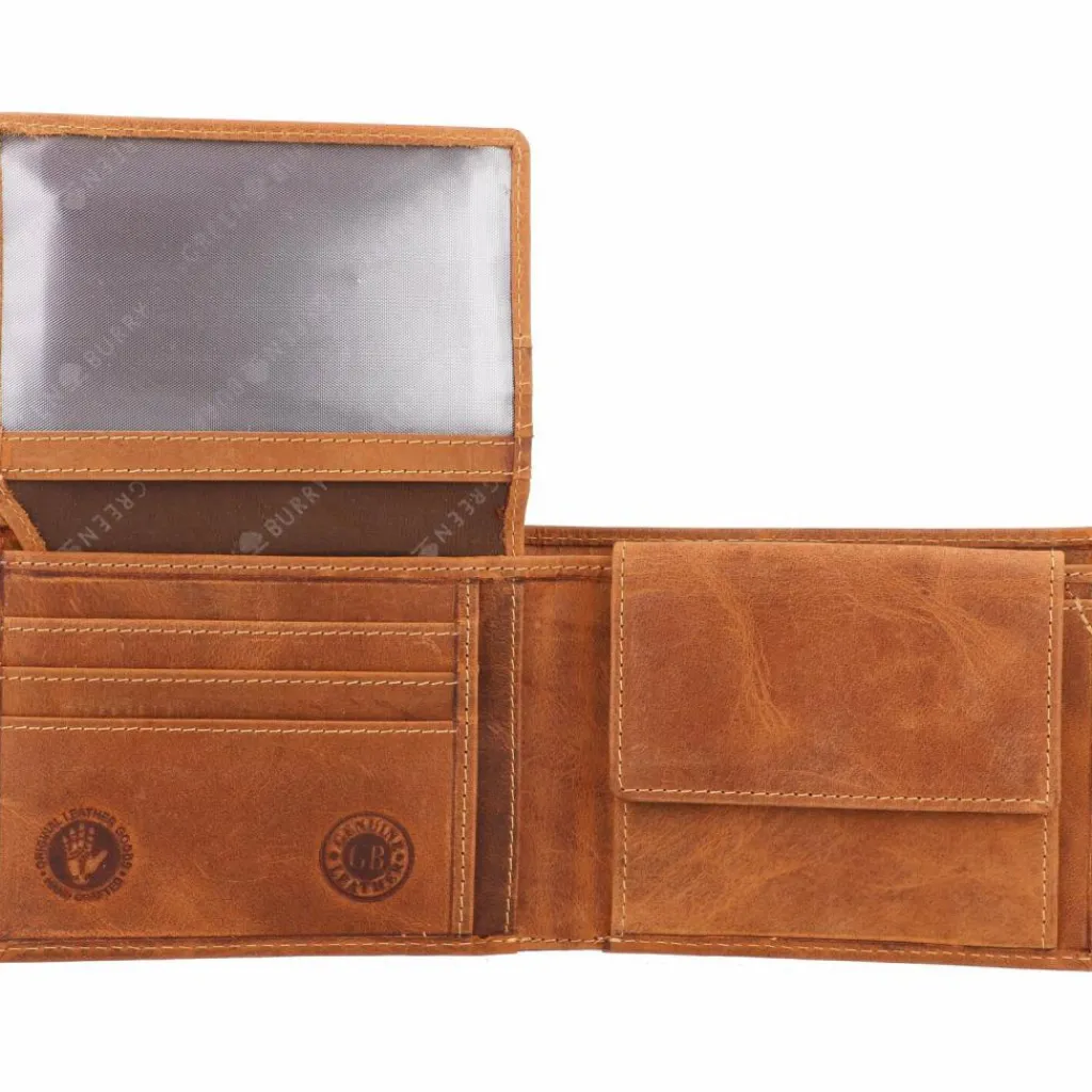 Greenburry Herrengeldbörsen Querformat<Vintage Geldbörse Leder 12 cm widder