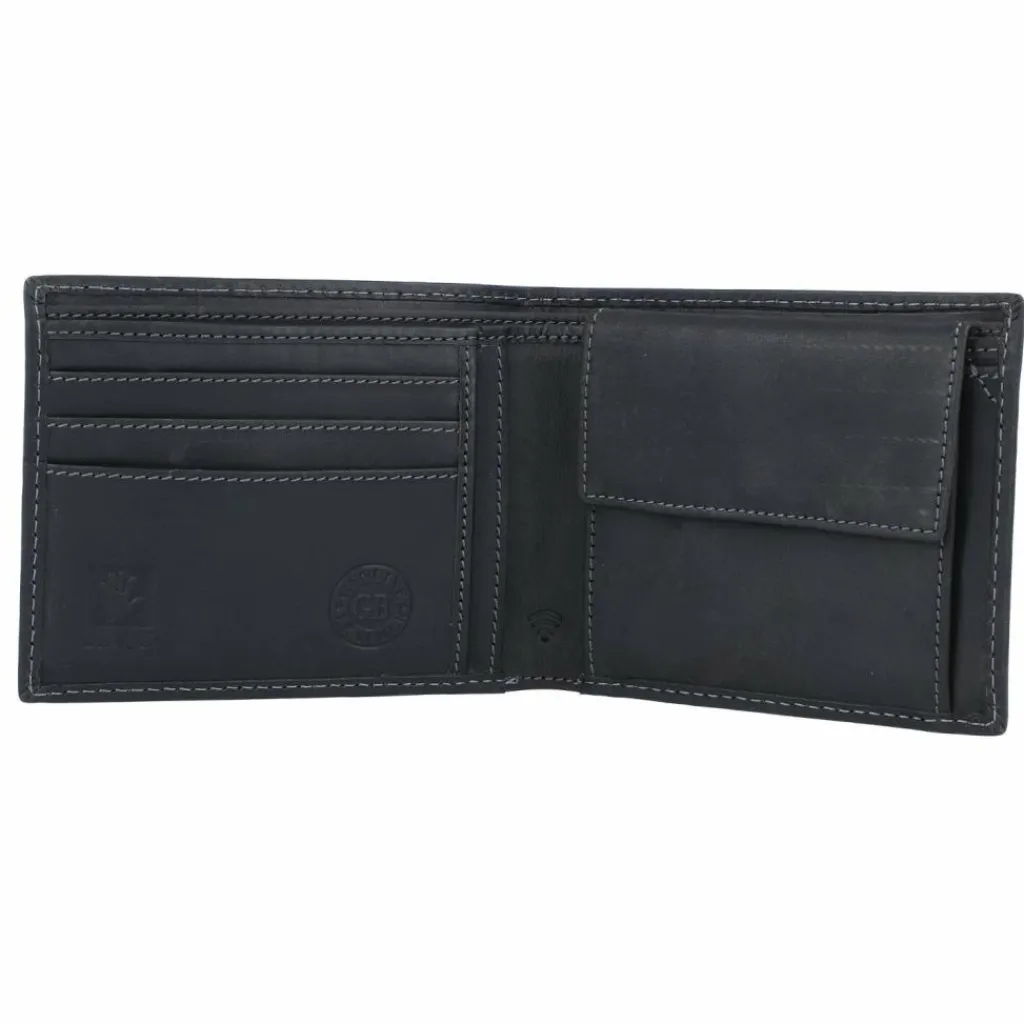 Herren Greenburry Vintage Geldbörse RFID Leder 13 cm