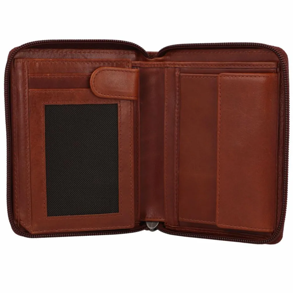 Best Greenburry Vintage Geldbörse RFID Schutz Leder 12.5 cm natur