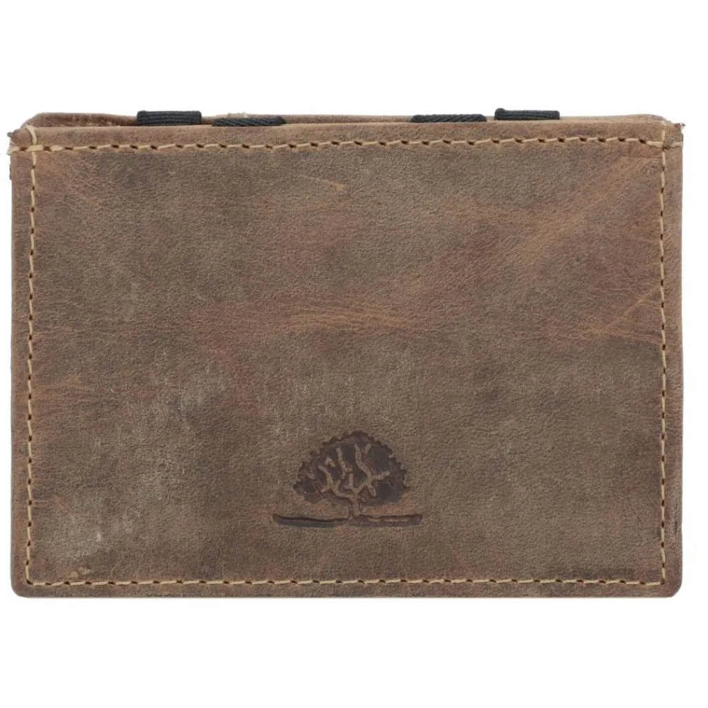 Greenburry Herrengeldbörsen Querformat<Vintage Geldbörse Leder 7.5 cm brown