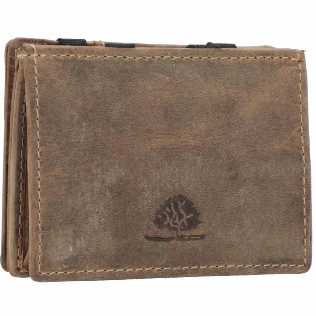 Greenburry Herrengeldbörsen Querformat<Vintage Geldbörse Leder 7.5 cm brown