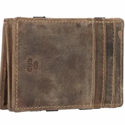 Greenburry Herrengeldbörsen Querformat<Vintage Geldbörse Leder 7.5 cm brown