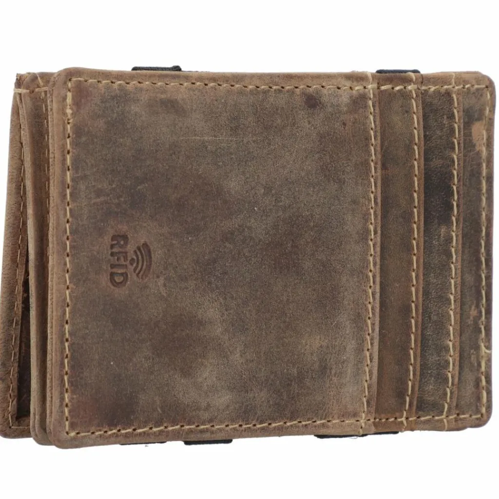 Greenburry Herrengeldbörsen Querformat<Vintage Geldbörse Leder 7.5 cm brown