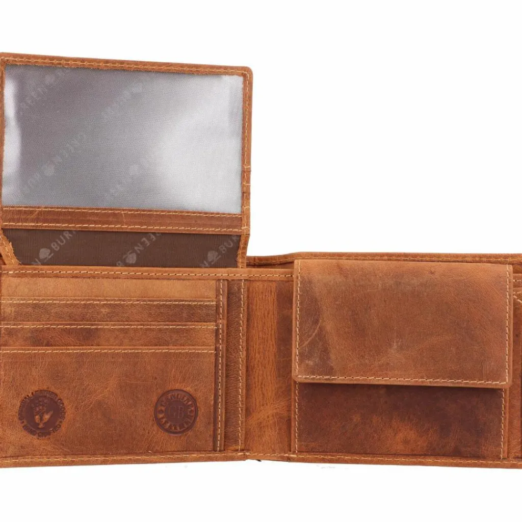 Herren Greenburry Vintage Geldbörse Leder 12 cm