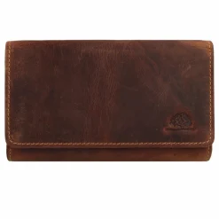 Greenburry Damengeldbörsen Querformat<Vintage Geldbörse Leder 17 cm brown