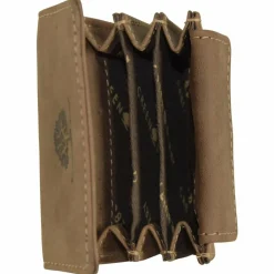 Greenburry Herrengeldbörsen Querformat|Damengeldbörsen Querformat<Vintage Geldbörse Leder 8 cm brown