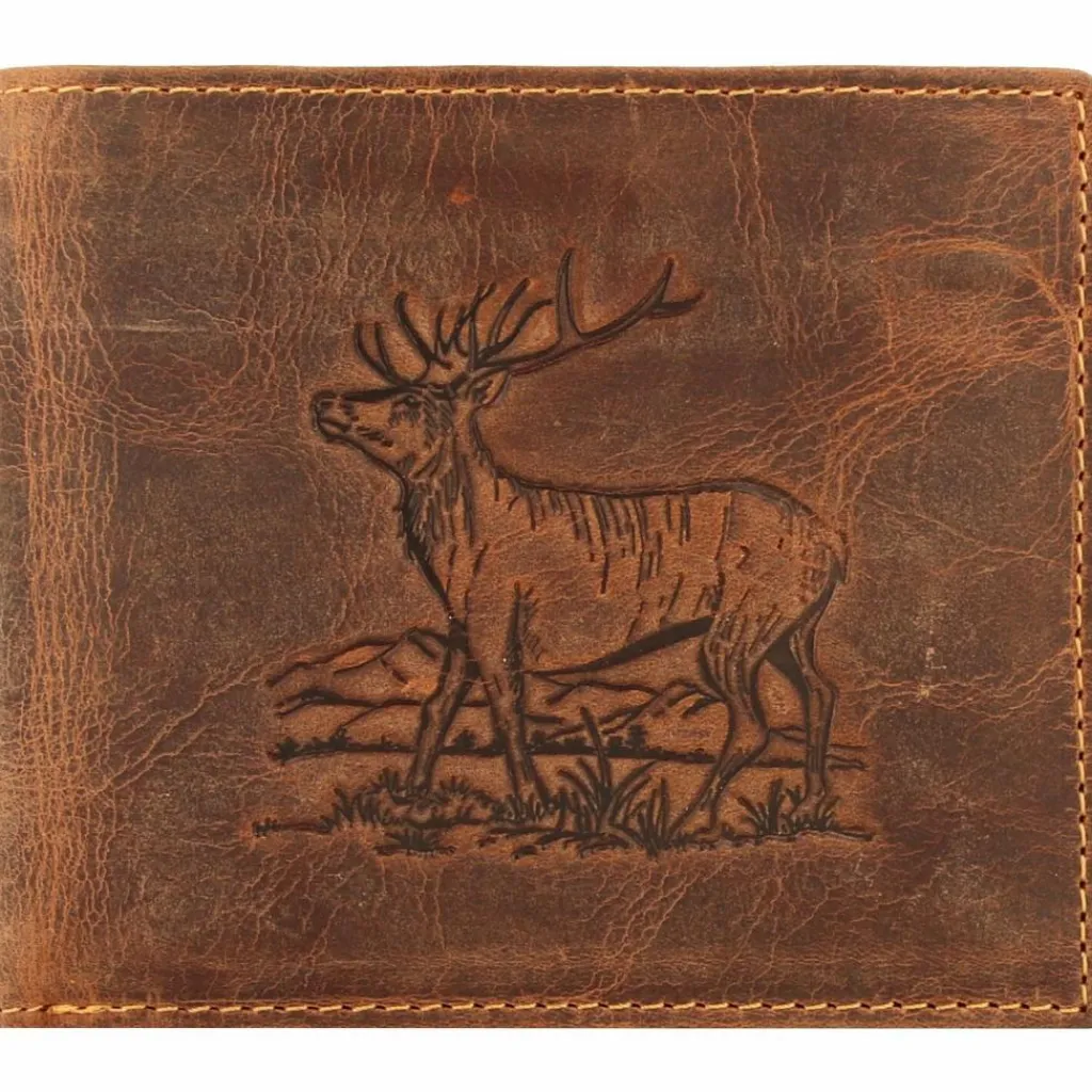 Online Greenburry Vintage Geldbörse Leder 12 cm braun