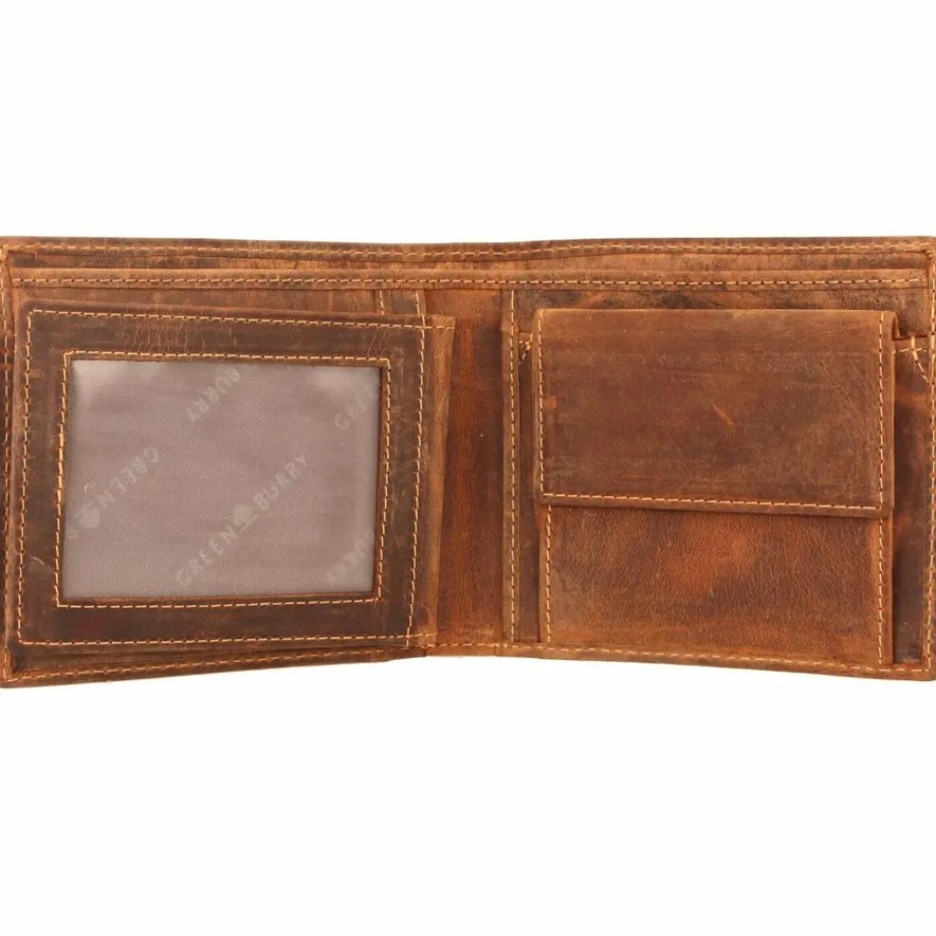 Online Greenburry Vintage Geldbörse Leder 12 cm braun