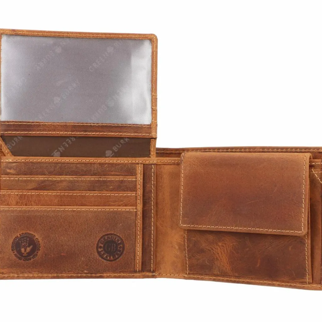Herren Greenburry Vintage Geldbörse Leder 12 cm