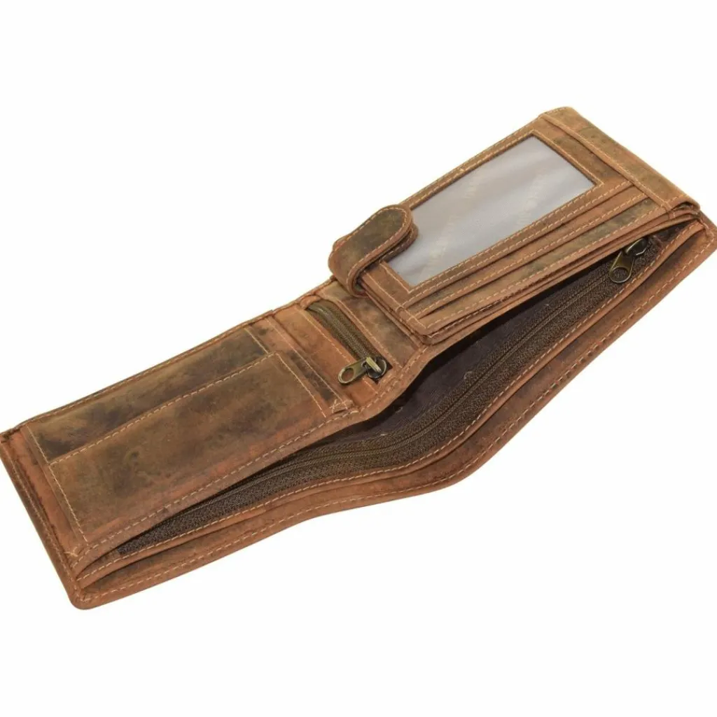 Discount Greenburry Vintage Geldbörse Leder 12,5 cm braun
