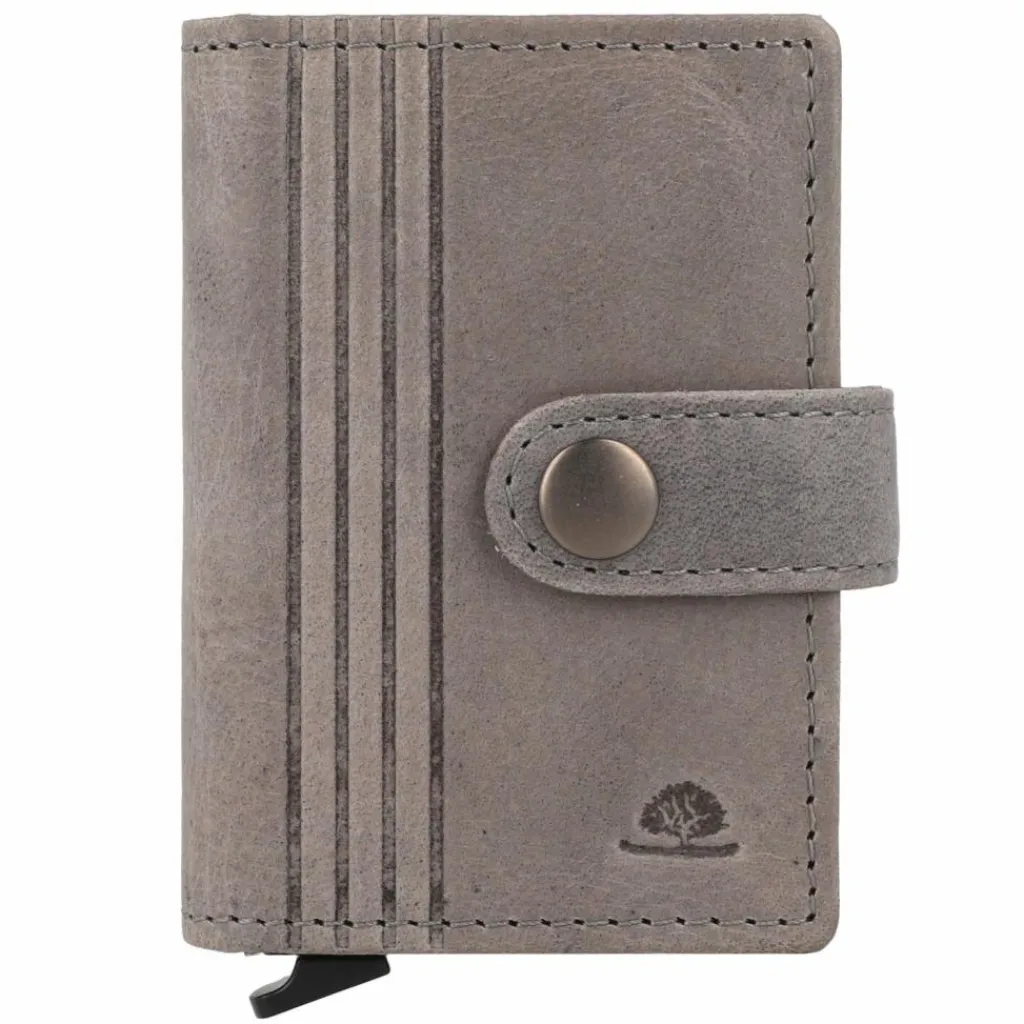 Hot Greenburry Vintage Geldbörse RFID Schutz Leder 7.5 cm grey