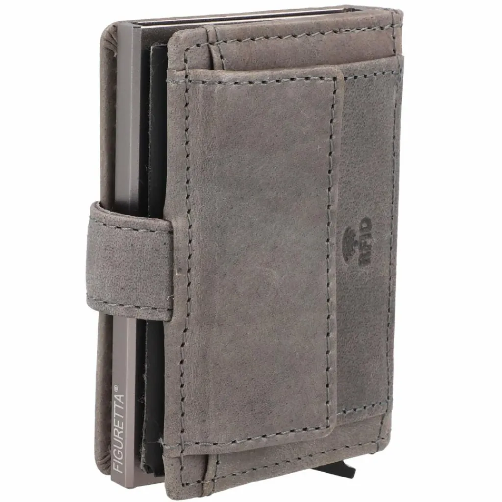 Hot Greenburry Vintage Geldbörse RFID Schutz Leder 7.5 cm grey