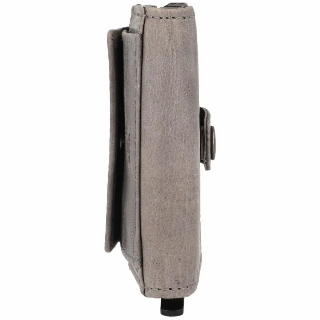 Hot Greenburry Vintage Geldbörse RFID Schutz Leder 7.5 cm grey