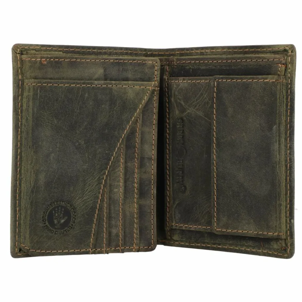 Outlet Greenburry Vintage Geldbörse Leder 9.5 cm stag