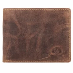 Herren Greenburry Vintage Geldbörse RFID Schutz Leder 12 cm