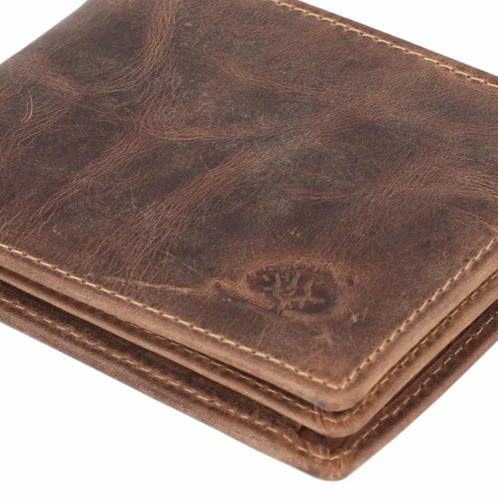 Herren Greenburry Vintage Geldbörse RFID Schutz Leder 12 cm
