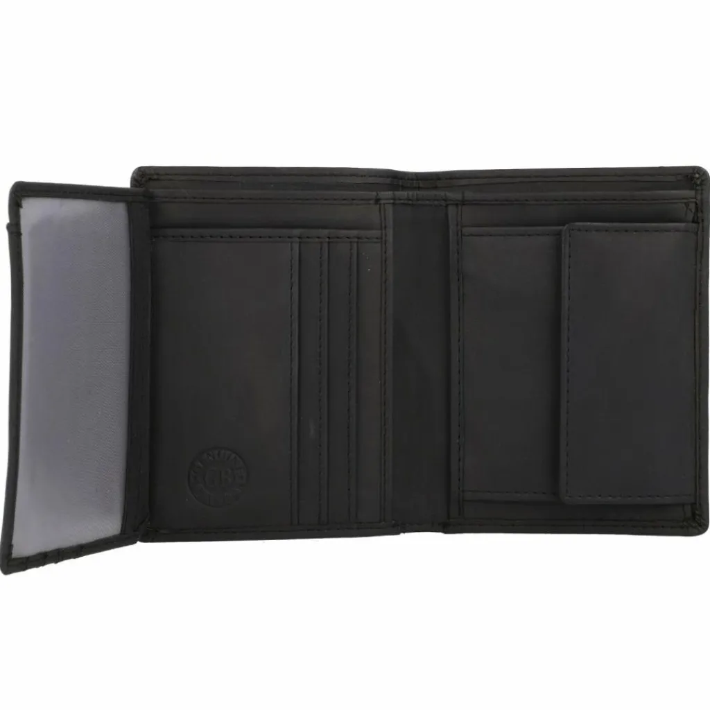 Herren Greenburry Vintage Geldbörse RFID Leder 10 cm