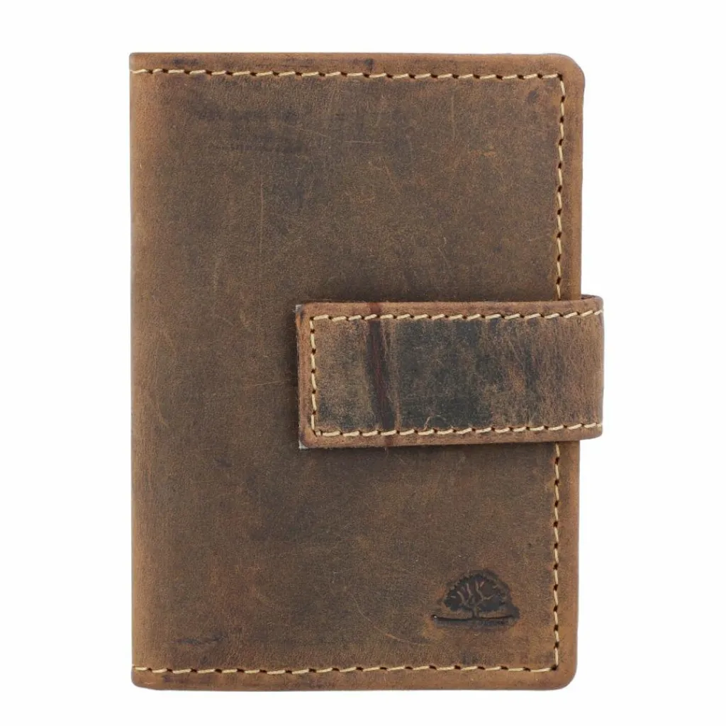 Best Greenburry Vintage Geldbörse RFID Leder 7 cm braun