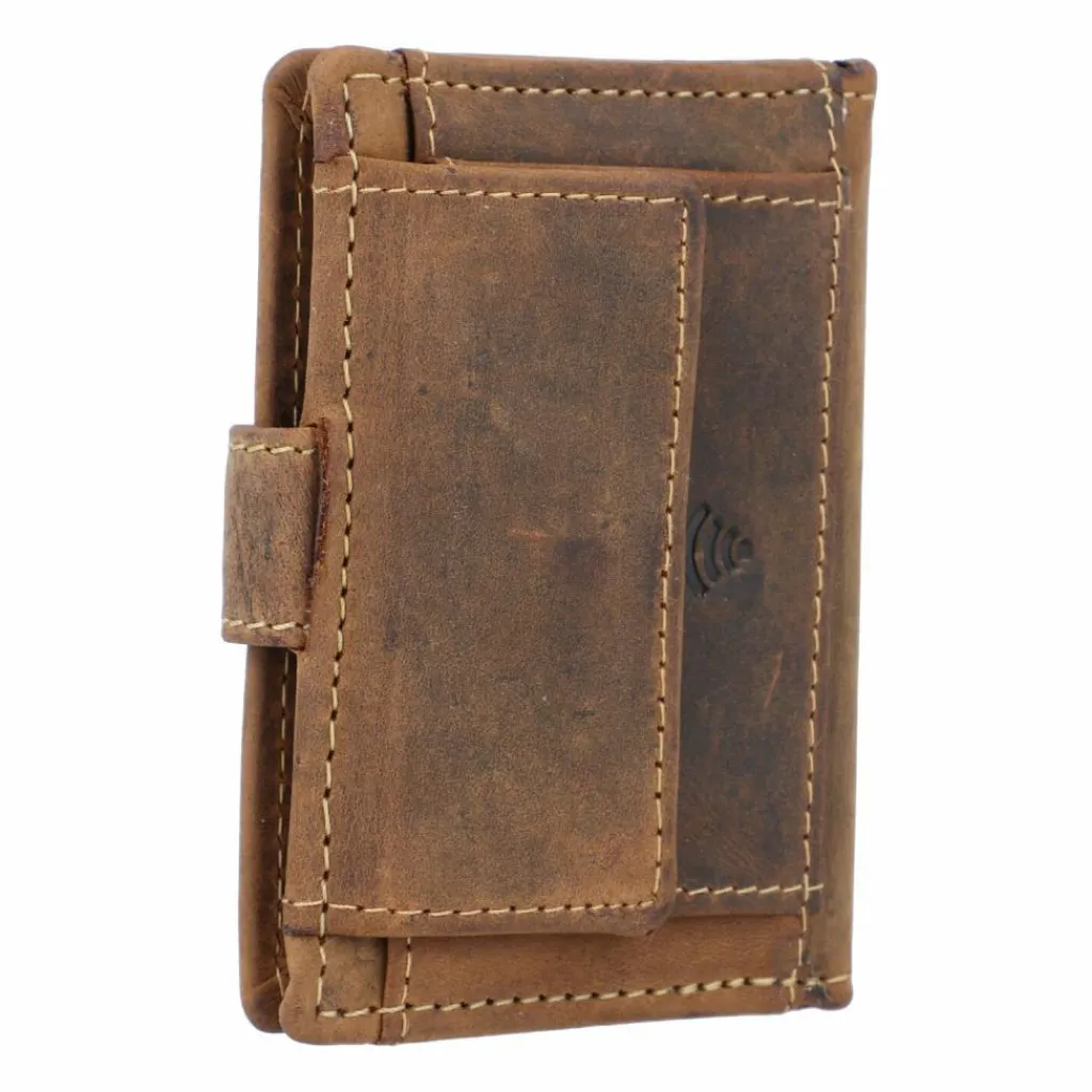 Best Greenburry Vintage Geldbörse RFID Leder 7 cm braun