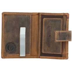 Best Greenburry Vintage Geldbörse RFID Leder 7 cm braun