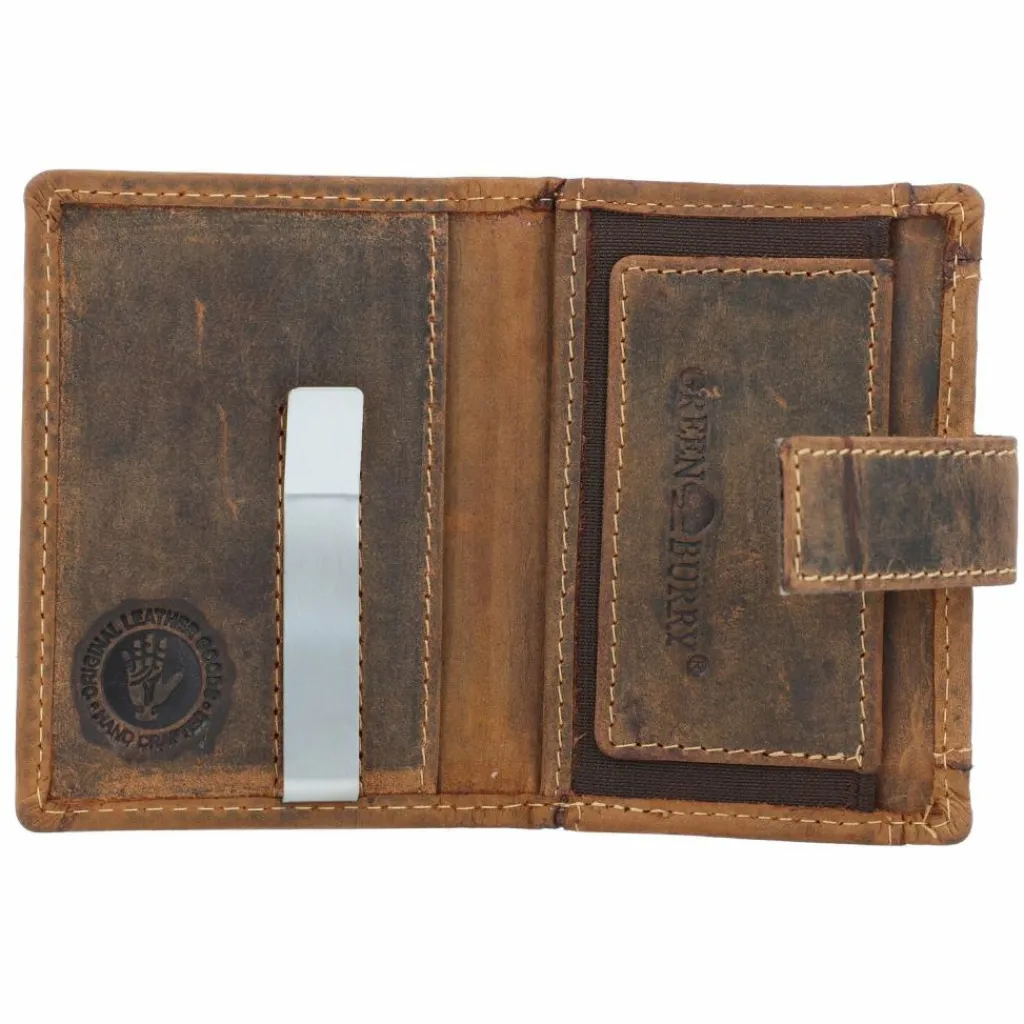 Best Greenburry Vintage Geldbörse RFID Leder 7 cm braun