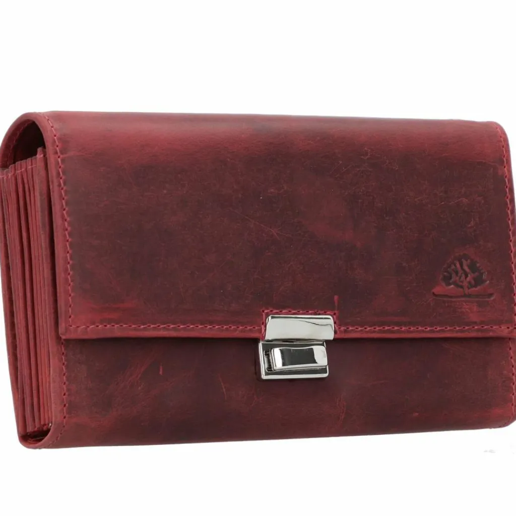 Greenburry Damengeldbörsen Querformat<Vintage Geldbörse Leder 17.5 cm rusty red