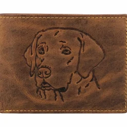 Greenburry Herrengeldbörsen Querformat<Vintage Geldbörse Leder 12 cm dog