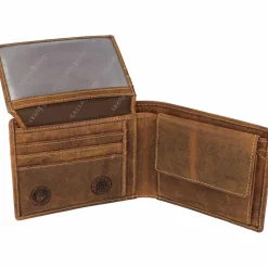 Greenburry Herrengeldbörsen Querformat<Vintage Geldbörse Leder 12 cm dog