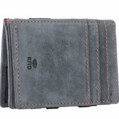 Greenburry Herrengeldbörsen Querformat<Vintage Geldbörse Leder 7.5 cm steel blue